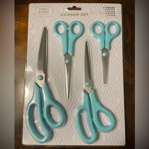 Brand New James Burke Collection 4 piece scissor set